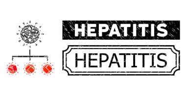 Hepatit Damgalı ve Dikdörtgen Elementlerin Kapsamlı Çoğaltma Kolajı