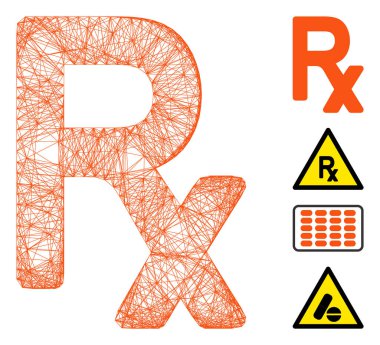 Ağ Reçeteli Sembol Vektör Ağı