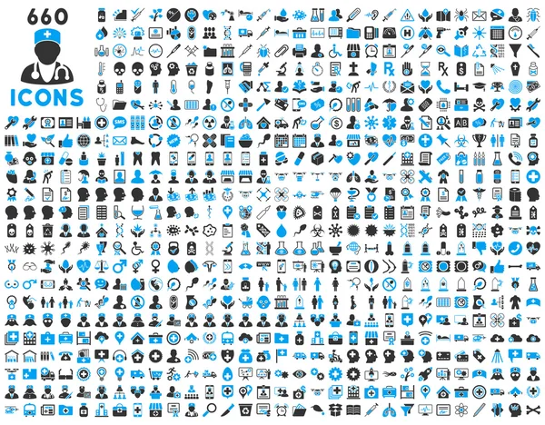 Icônes vectorielles médicales — Image vectorielle