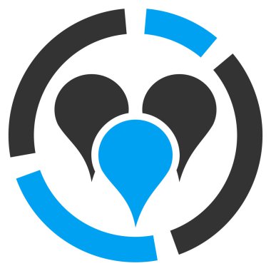 Geo diyagram simgesi iş Bicolor kümesi'nden