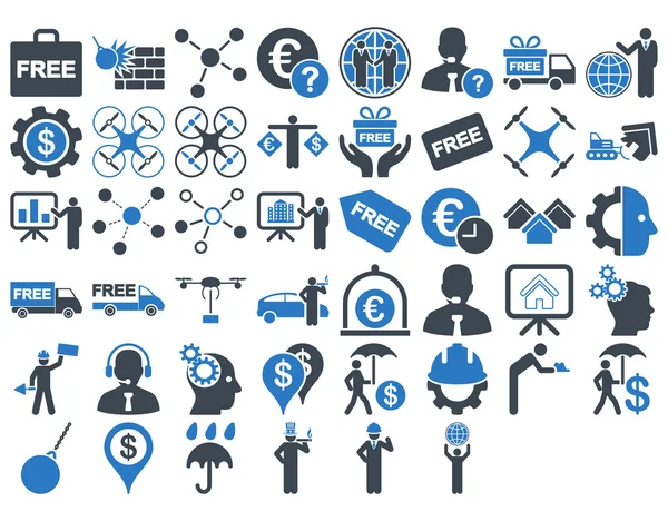 Bedrijf pictogram set — Stockvector