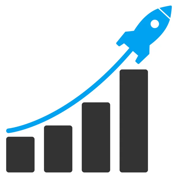 来自企业双色集的启动销售图标 — 图库照片
