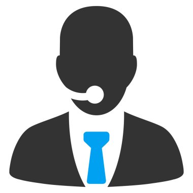 Çağrı merkezi operatörü simgesi iş Bicolor kümesi'nden