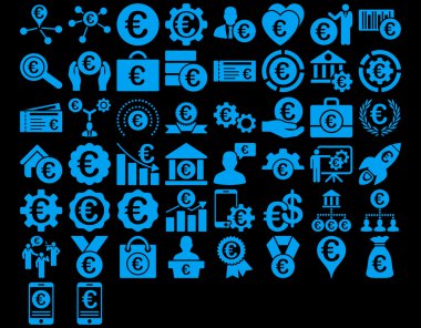 Euro iş ikonları/simgeleri