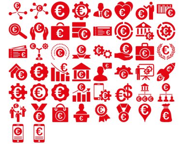 Euro iş ikonları/simgeleri