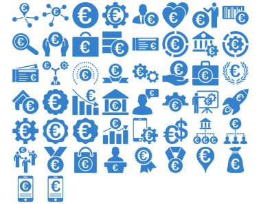 Euro iş ikonları/simgeleri