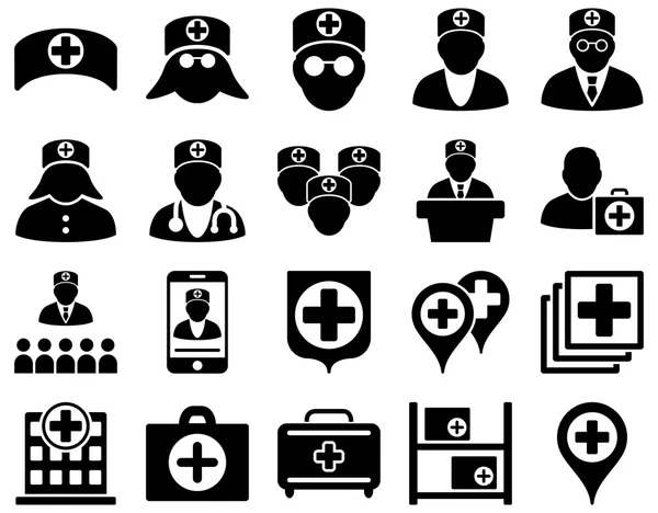 Conjunto de iconos médicos — Archivo Imágenes Vectoriales