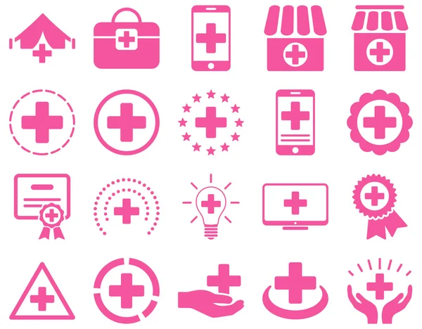 Conjunto de iconos médicos — Vector de stock