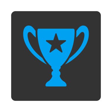 Ödülü Set düğmeleri Overcolor kupa simgesinden