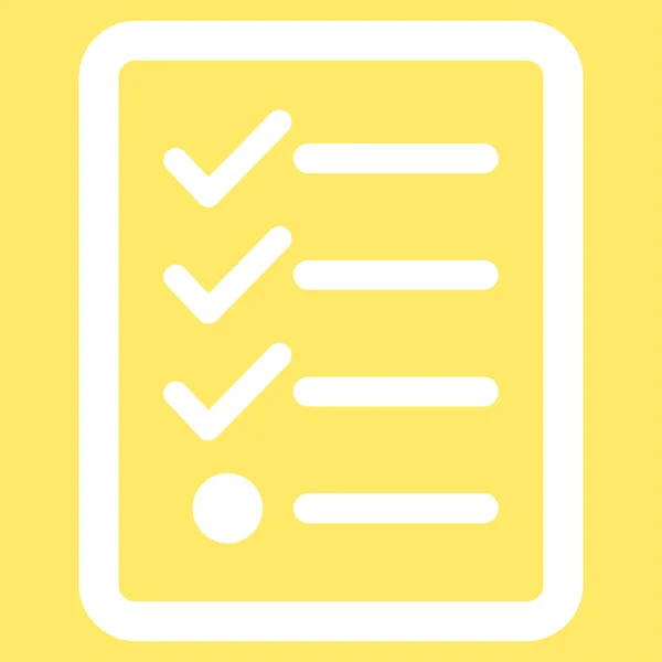 Checklist icon from Business Bicolor Set — Stock Photo, Image