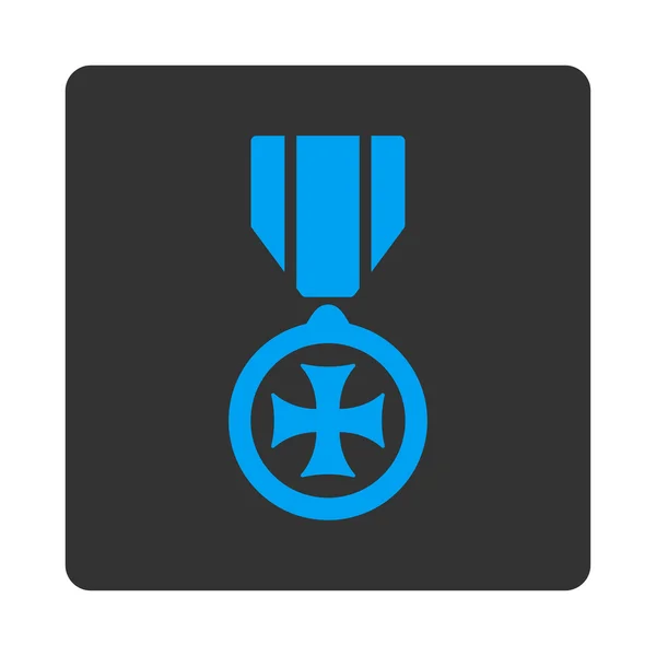 Мальтийский крест значок из Наградные кнопки OverColor Set — стоковое фото