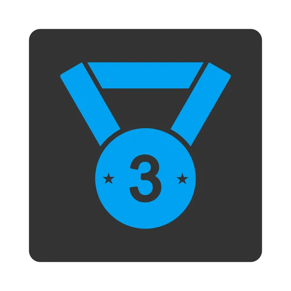 Troisième icône de médaille des boutons de récompense OverColor Set — Photo