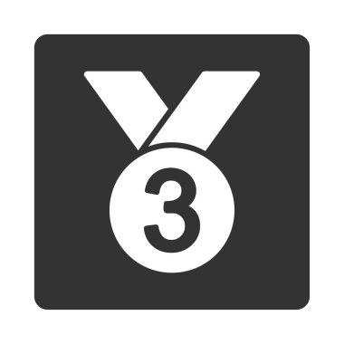 Ödülü Set düğmeleri Overcolor bronz madalya simgesinden