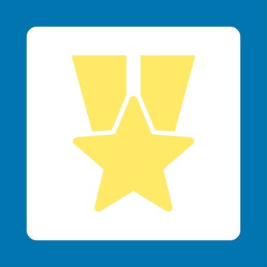 Ödülü Overcolor düğmeleri kümesi'nden yıldız madalya simgesi