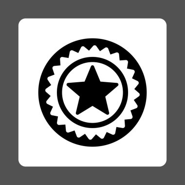 Madalya mühür simgesini Ödülü düğmeleri Overcolor ayarla.