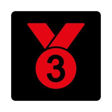 Ödülü Set düğmeleri Overcolor bronz madalya simgesinden