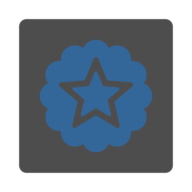 Ödülü Set düğmeleri Overcolor sigorta primi simgesinden