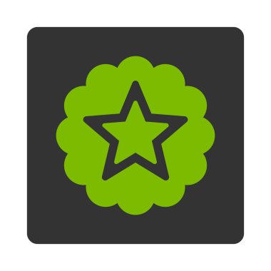 Ödülü Set düğmeleri Overcolor sigorta primi simgesinden