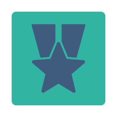 Ödülü Overcolor düğmeleri kümesi'nden yıldız madalya simgesi