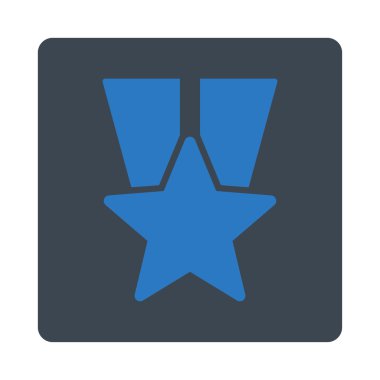 Ödülü Overcolor düğmeleri kümesi'nden yıldız madalya simgesi