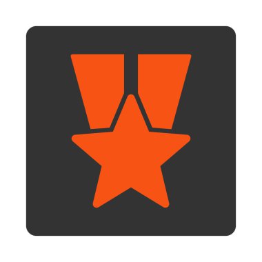 Ödülü Overcolor düğmeleri kümesi'nden yıldız madalya simgesi