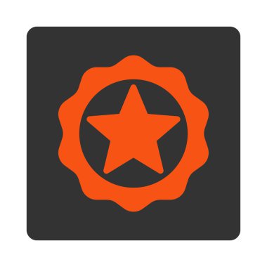 Ödülü mühür simgesini Ödülü düğmeleri Overcolor ayarla.