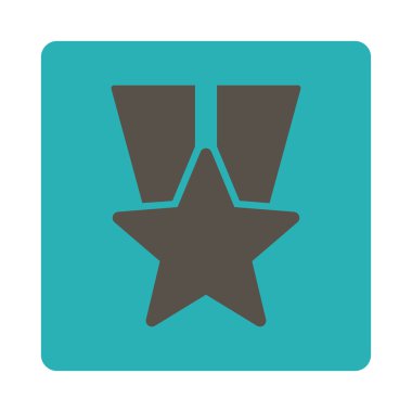 Ödülü Overcolor düğmeleri kümesi'nden yıldız madalya simgesi