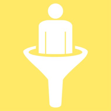 İş Bicolor kümesi'nden satış huni simgesi