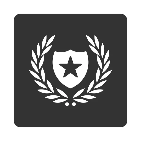 Ícone de escudo de botões de prêmio OverColor Set — Vetor de Stock