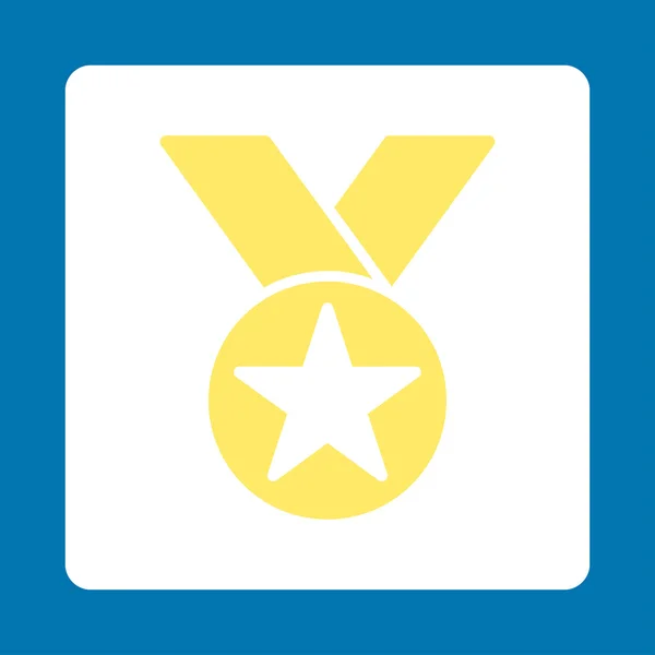 Значок медали из Наградных кнопок OverColor Set — стоковый вектор