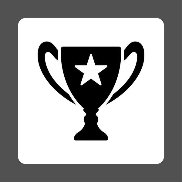 Ikona trofej z ocenění tlačítka Overcolor Set — Stockový vektor