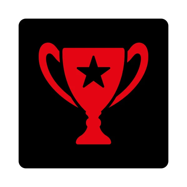 Иконка трофея из Наградных кнопок OverColor Set — стоковый вектор