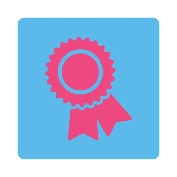 Certifikační ikonu z ocenění tlačítka Overcolor Set — Stockový vektor