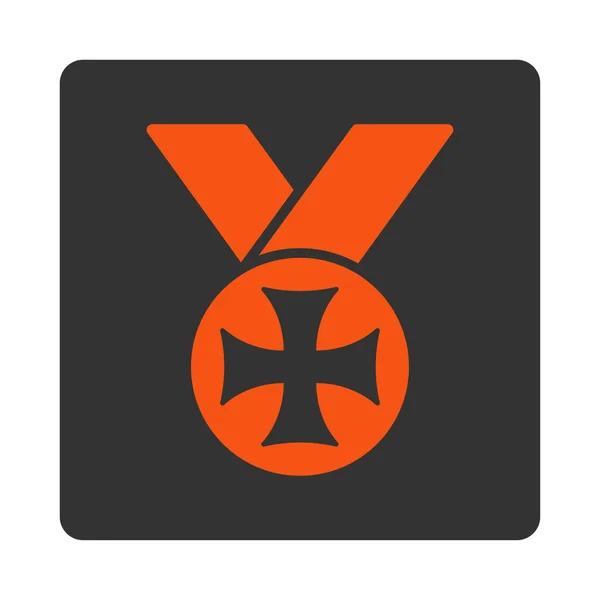 Мальтійська-медаль ікона з премії кнопки Overcolor встановити — стоковий вектор