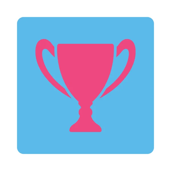 Иконка кубка из Наградных кнопок OverColor Set — стоковый вектор