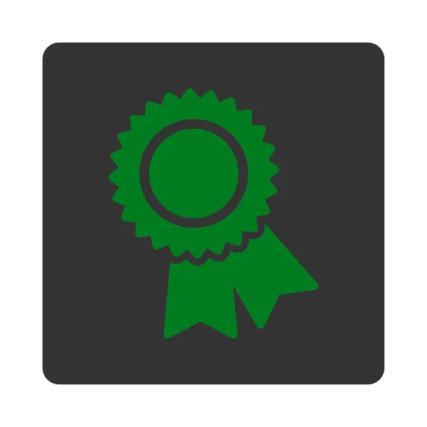 Значок сертификации из Наградных кнопок OverColor Set — стоковый вектор