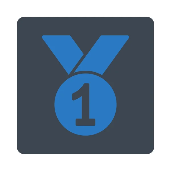 Ícone de medalha de ouro de botões de prêmio OverColor Set —  Vetores de Stock