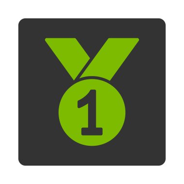 Altın madalya ödülü Set düğmeleri Overcolor simgesini