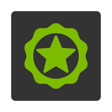 Ödülü mühür simgesini Ödülü düğmeleri Overcolor ayarla.