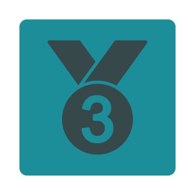 Ödülü Set düğmeleri Overcolor bronz madalya simgesinden