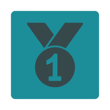 Altın madalya ödülü Set düğmeleri Overcolor simgesini