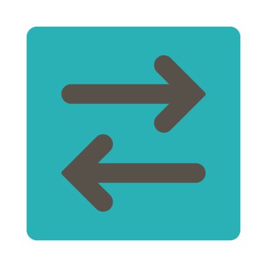 Fiske vurmak yatay düz gri ve mavi renkler yuvarlak düğmesi