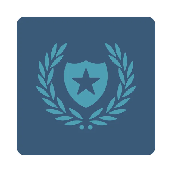 Shield icon from Award Buttons OverColor Set — Stock Photo, Image