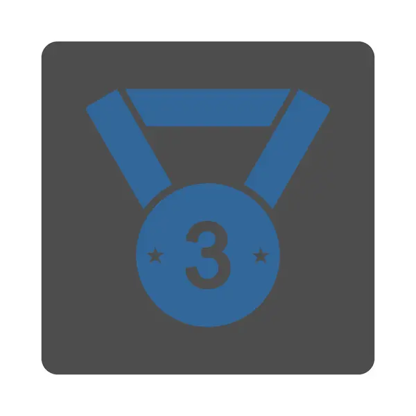 Troisième icône de médaille des boutons de récompense OverColor Set — Photo
