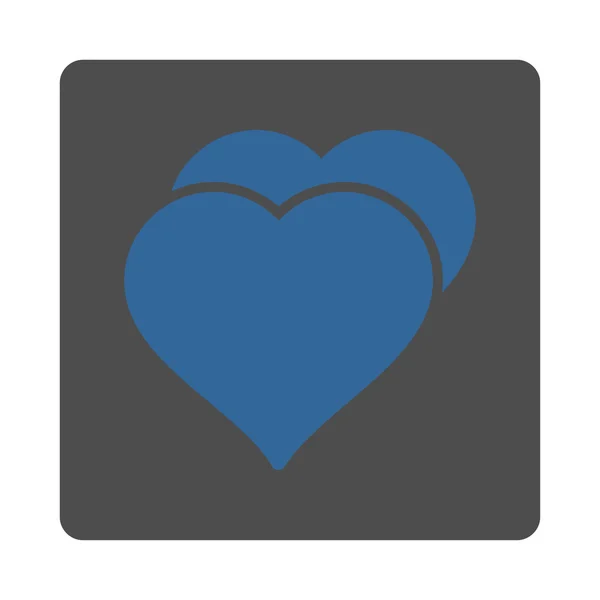 Love icon from Award Buttons OverColor Set — Stock Photo, Image