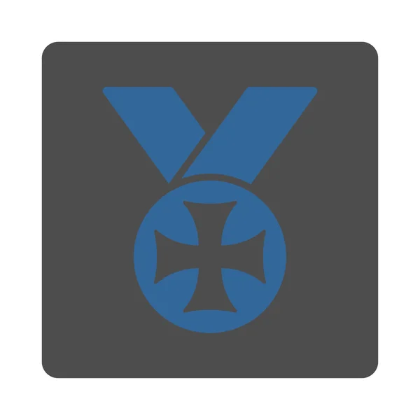 马耳他奖牌图标从奖按钮单色集 — 图库照片