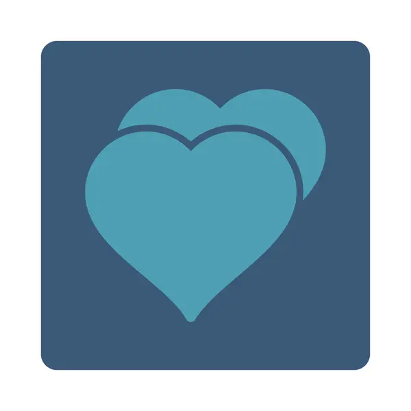 Love icon from Award Buttons OverColor Set — Stock Photo, Image