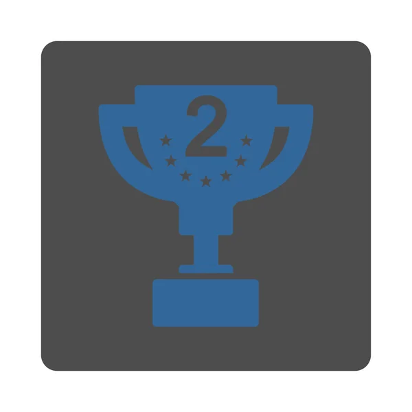 Second prize icon from Award Buttons OverColor Set — Stock Photo, Image