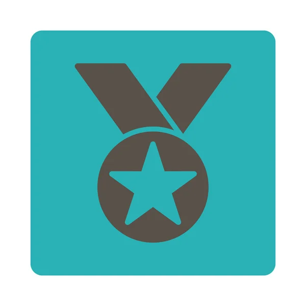 Icono de medalla de botón de premio OverColor Set —  Fotos de Stock