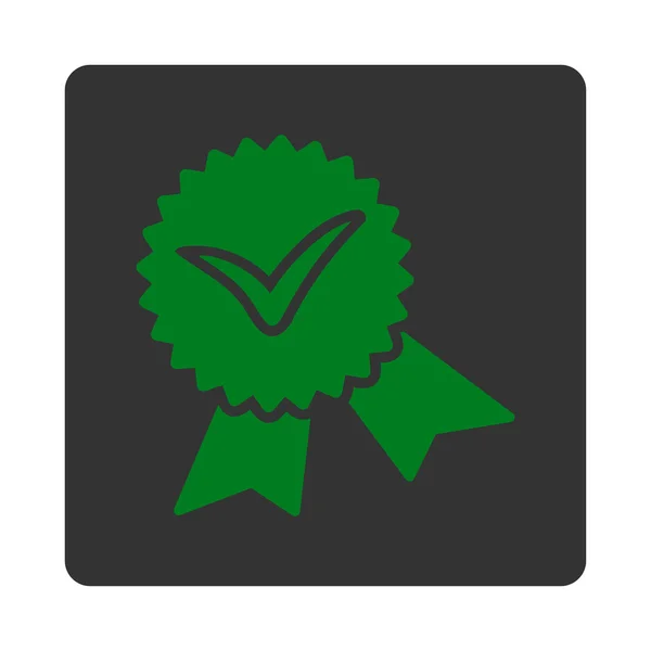 Ícone de selo de validação de botões de prêmio OverColor Set — Fotografia de Stock
